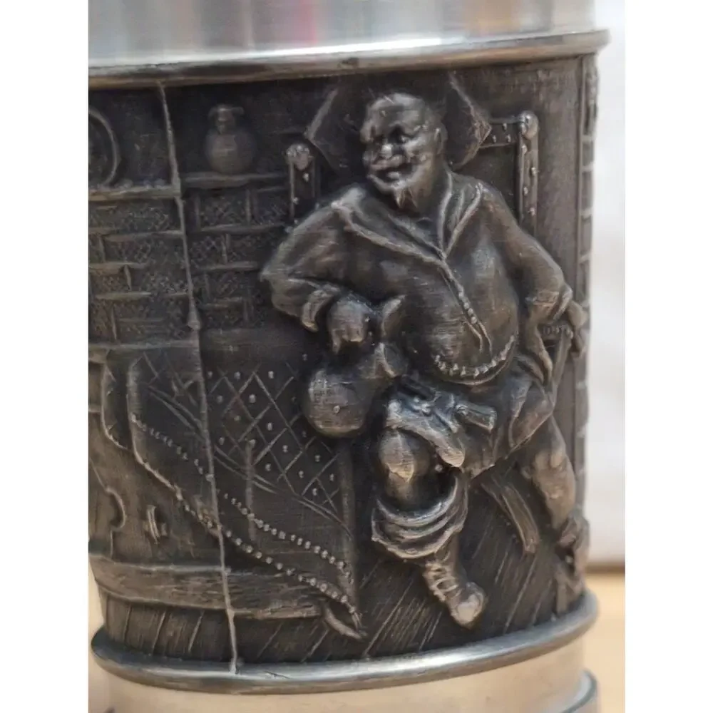 Vintage German Grennington 95% Pewter Shot Glass Cup